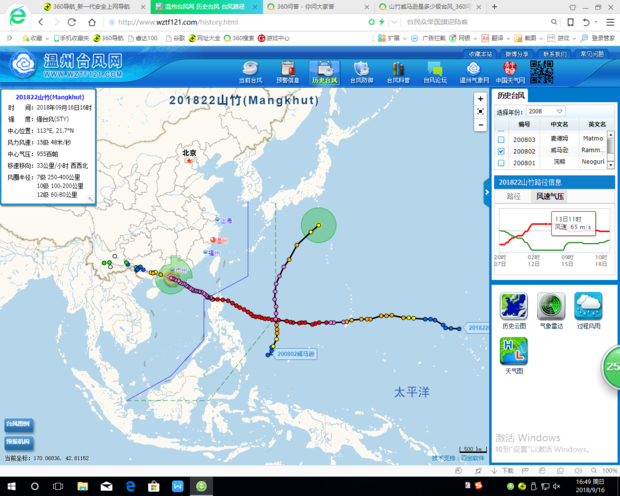 山竹威马逊是多少级台风(关于威马逊台风。)
